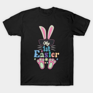 Retro My 1st Easter Baby T Shirt Design T-Shirt